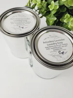 Belvedere Lavender Farm, Lavender Laundry Soap Tins