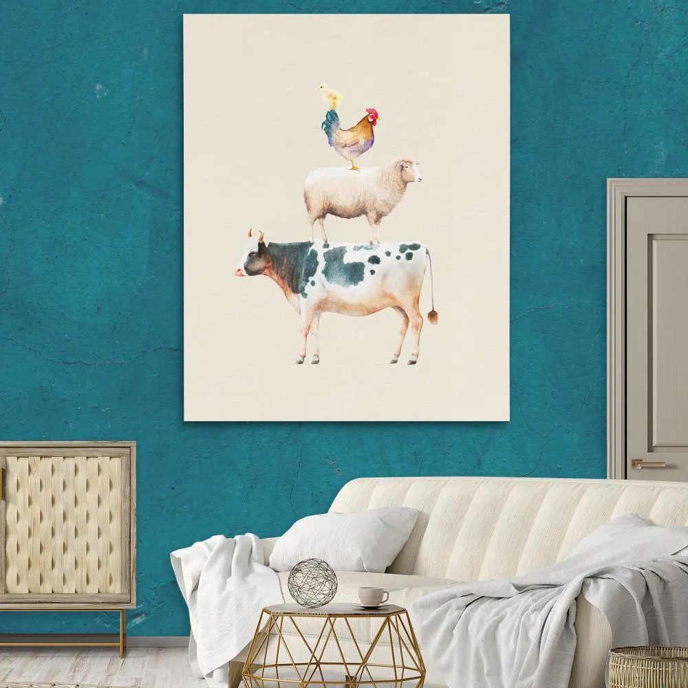 Cow Sheep and Chicken
