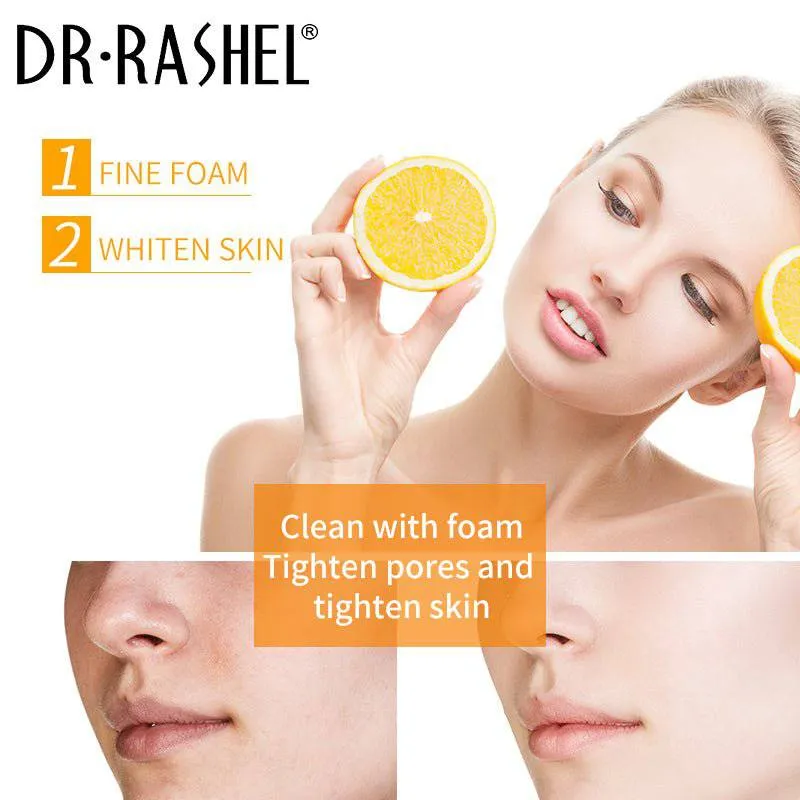 Dr.Rashel Vitamin C Brightening Complexion Anti aging Reduces Redness Face Wash 100g DRL- 1634