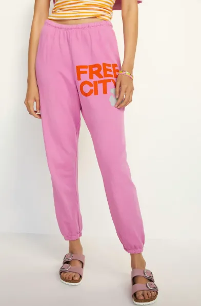 FREECITY sweatpant - Pinkshroom