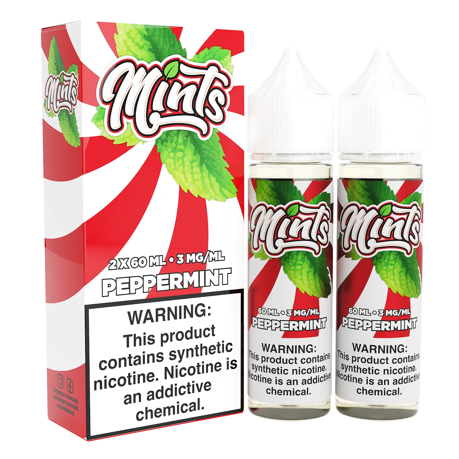 Peppermint by Mints Series 2x 60mL